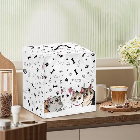 American Flag Print Coffee Maker Cover, Sunflower Butterfly Print Coffee Making Cover with Top Handle, Dust Cover Protector for Coffee Maker, Kitchen Small Appliance Accessories in Saudi Arabia