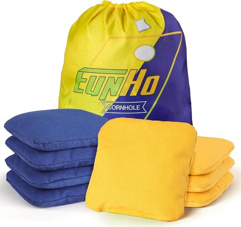 Cornhole Bags, Non Dusty Double Stitched Corn Hole Beans Bags Regulation Size Slick and Stick Bags Includes Carry Bag in Saudi Arabia