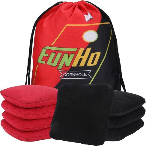 Cornhole Bags, Non Dusty Double Stitched Corn Hole Beans Bags Regulation Size Slick and Stick Bags Includes Carry Bag in Saudi Arabia
