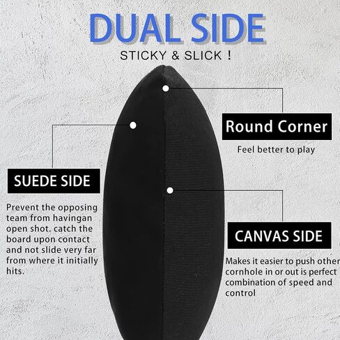 Cornhole Bags, Non Dusty Double Stitched Corn Hole Beans Bags Regulation Size Slick and Stick Bags Includes Carry Bag in Saudi Arabia