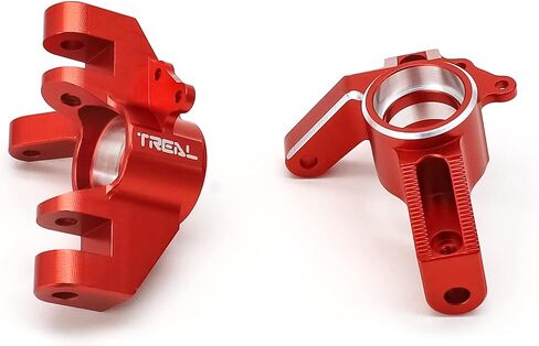 TREAL Alu# 7075 Front Steering Knuckles (Left&Right) for 1/10 Losi Hammer Rey U4 (Black) in Saudi Arabia