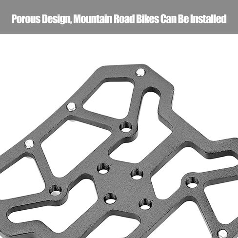 1 Pair Bike Pedal Adapter, Aluminum Alloy Bike Clipless Clip-in Platform Pedal Adapters for in Saudi Arabia