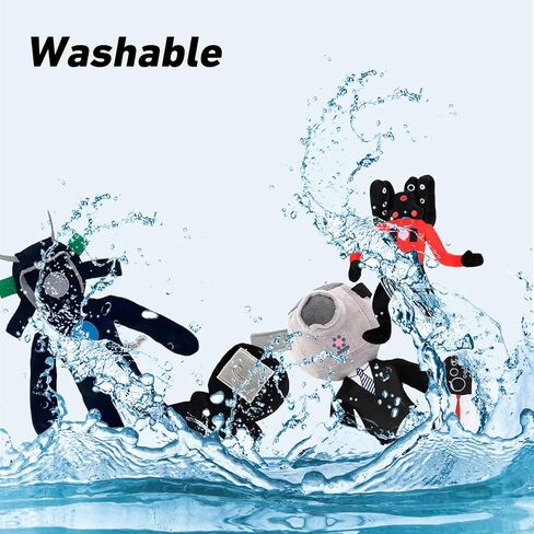 Skibidi Toilet Plush, 11inch Speakerman Bosses Plushies Toys Skibidi Toilet Head Plushies Toys Beautifully Stuffed Animals Doll Gifts for Fans and Friends (8PCS) in Kuwait