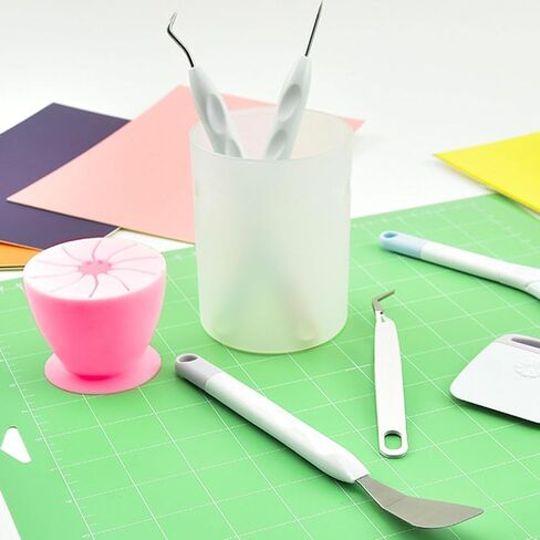 Pink Weeding Scrap Collector, Suctioned Vinyl Weeding Scrap Collector, Soft Silicone Vinyl Weeding Tools, Vinyl Scrap Collector, Scrap Holder Box for Craft Adhesive Vinyl in Saudi Arabia