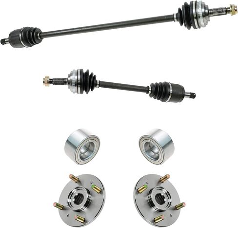 TRQ CV Axles Hubs Bearings Kit Fits 2007-2011 Mazda CX-7 in Saudi Arabia