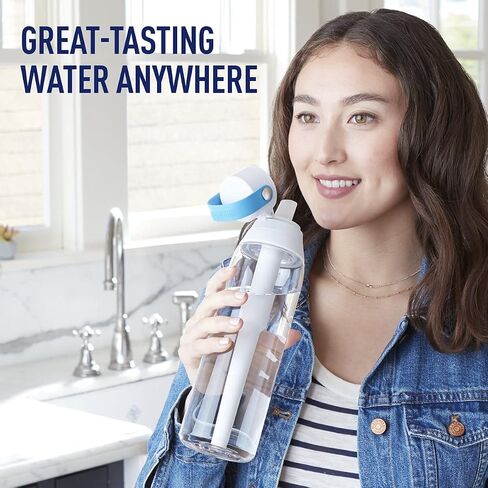 Brita Premium Filtering Water Bottle, 26 Ounce, Clear in Saudi Arabia