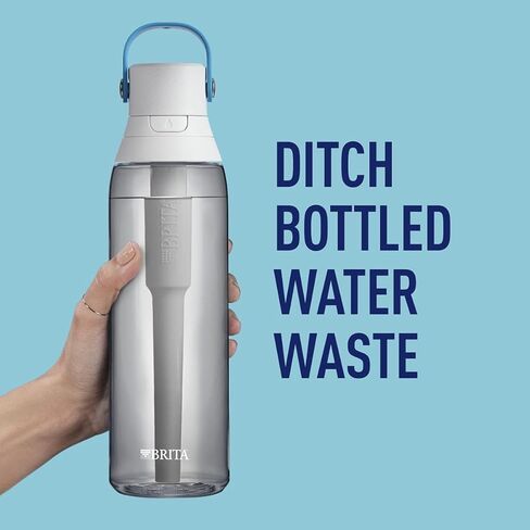 Brita Premium Filtering Water Bottle, 26 Ounce, Clear in Saudi Arabia