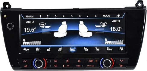 استبدال التحكم في المناخ بشاشة تعمل باللمس لسلسلة 2011 2012 2013 2014 2015 2016 2017 BMW F10 F11 5 Series. ترقية لوحة التيار المتردد بشاشة LED مقاس 10 بوصات in Kuwait