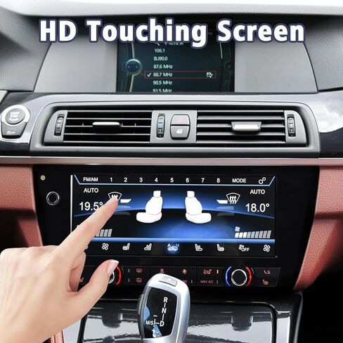 استبدال التحكم في المناخ بشاشة تعمل باللمس لسلسلة 2011 2012 2013 2014 2015 2016 2017 BMW F10 F11 5 Series. ترقية لوحة التيار المتردد بشاشة LED مقاس 10 بوصات in Kuwait