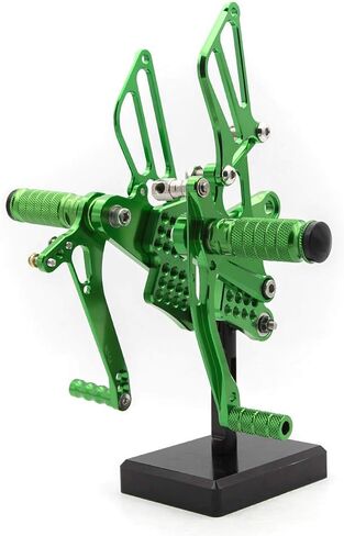 CNC ZX6R 09-20 Motorcycle Adjustable Rearsets Foot Pegs Rear Set Footpeg Brake Shift Pedal Compatible with Ninja 600 ZX6R ZX636 2009-2020 Black in Saudi Arabia