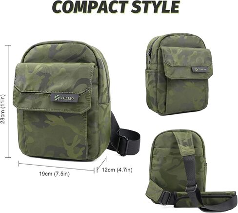 حقيبة كاميرا Tullio Crossbody للمصور الفوتوغرافي من القماش حقيبة حبال محفظة مقاومة للماء Dslr حقيبة متوافقة مع نيكون سوني للرجال والنساء in Kuwait