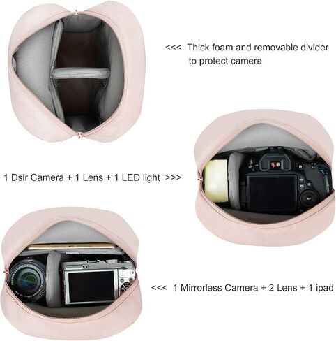 TULLIO Camera Bag Small Sling Crossbody Chest Pack for DSLR Mirrorless in Kuwait