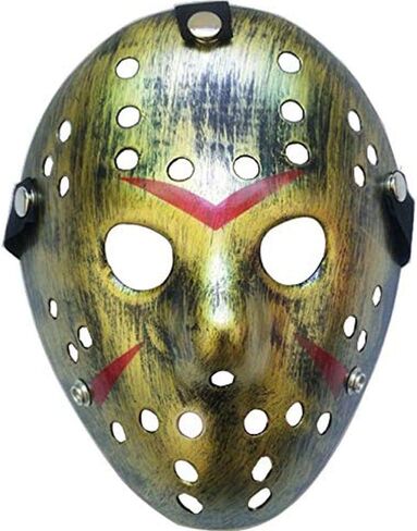 Boolavard Horror Halloween Costume Hockey Mask Party Cosplay Props in Saudi Arabia