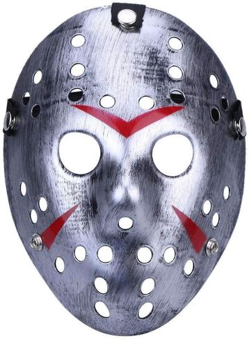 Boolavard Horror Halloween Costume Hockey Mask Party Cosplay Props in Saudi Arabia