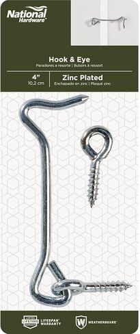 National Hardware N226-373 V2000 Hooks and Eye in Zinc plated,4 Inch in Saudi Arabia