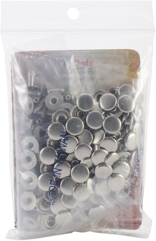 Tandy Leather Rapid Rivets Medium Nickel Plated 100/pk 1273-12 in Saudi Arabia