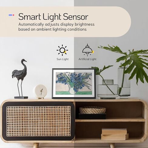 إطار صور رقمي NexFoto سعة 32 جيجابايت مقاس 10.1 بوصة، إطار صورة رقمي WiFi، إطار صورة إلكتروني مع شاشة لمس IPS، سهل مشاركة صور الفيديو عبر التطبيق، قابل للتركيب على الحائط، هدية للأجداد in Kuwait