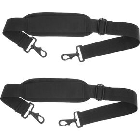 Shoulder Strap 2pcs Violin Case Shoulder Strap Canvas Black Shoulder Straps Padded Shoulder Bags Postman Shoulder Strap Backpack Straps Replacement Shoulder Strap for Bag