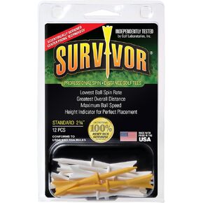 Greenkeepers Survivor Golf Standard Tee, 2 3/4"
