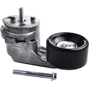 A-Premium Secondary Belt Tensioner Assembly with Pulley Compatible with Land Rover LR3 2005-2009 4.0L 4.2L 4.4L, Replace# V480167