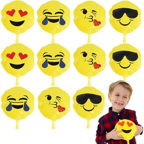 وسائد ArtCreativity Emoticon Whoopee، مجموعة مكونة من 12 قطعة، صانعات ضوضاء ممتعة للأطفال والكبار، لعبة مزحة غير سامة بنسبة 100%، هدية نكتة مبتكرة، هدايا حفلات أعياد الميلاد للأولاد والبنات