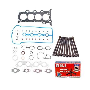 DNJ HGB4239 Cylinder Head Gasket Set with Head Bolt Kit for 2012-2017 Toyota Prius C 1.5L 1497cc 91cid L4 DOHC