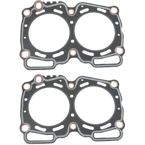 TRQ Graphite Engine Head Gasket Pair Set Compatible with Subaru 2.5L