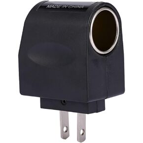 12V DC Converter Car Cigarette Lighter Adapter, AC to DC 12V Power Supply Converter Transformer US Wall Plug Adapter, with Overvoltage and Overcurrent
