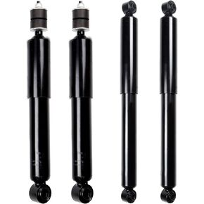 Shocks Struts,ECCPP Front Rear Shock Absorbers Strut Kits Compatible with GMC Sierra 3500/Sierra 3500 HD/Yukon XL 2500,Chevy Silverado 3500 HD/Silverado 3500/ Suburban 2500 344383 344384