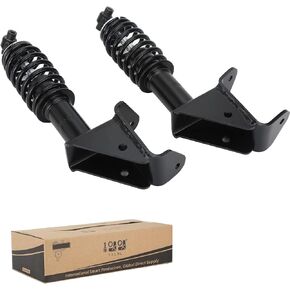 10L0L Golf Cart Front Shock Absorber Spring Set Fits Yamaha G22 G&E 2003-2007 Passenger Side + Driver Side OEM # JUO-F3350-20 JUO-F3390-20