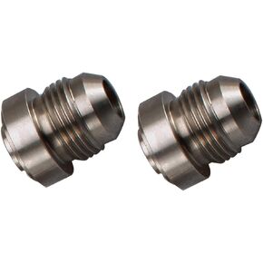 12AN Weld On Bung Stainless Steel Male Flare Weldable Fuel Tank Fitting AN12 JIC-12 AN (1-1/16 x 12) Thread Hose Adapter Connector, Pack of 2