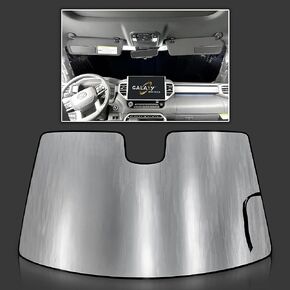Custom Fit Windshield Sun Shade for 2022 2023 2024 Toyota Tundra, Insulated Sunshade Privacy Accessories Blockout UV Reflector Protection - Made in USA