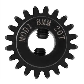 CrMo Steel Mod 1 20T 45T 50T Pinion Motor Gear 8mm Bore for Tra-xxas 1/5 X maxx 8S & XRT 8S & 1/5 Series RC Car Upgrades Part (50T)
