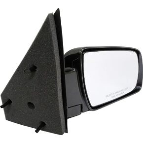 Dorman 955-341 Driver Side Manual Door Mirror - Folding Compatible with Select Chevrolet / GMC Models, Black