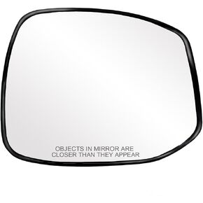 Fit System 80270 Passenger Side Non-Heated Mirror Glass w/Backing Plate, Honda Civic Coupe/Sedan (w/o Camera (CCD)), 5 1/8" x 6 5/8" x 6 15/16" (w/Turn Signal)