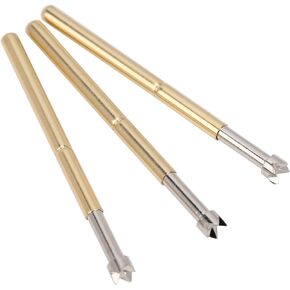 Spring Test Probes, 100Pcs P125-Q High Accuracy Round Pogo Pins for PCB Board Testing Contact
