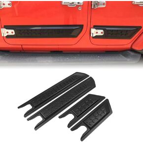 Car Door Protector Side Door Anti-Collision Board Strip Fits for Jeep Wrangler JK JL Gladiator JT 4Doors 2007-2023 Door Guards for Cars