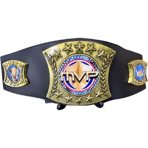Express Medals 51 Inch Heavy Large Leather MVP Most Valuable Player Champion Trophy Championship Belt Award Gift