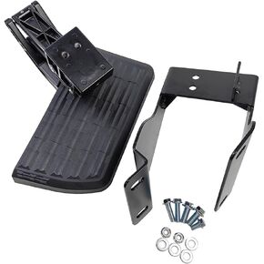 Retractable Rear Bed Step Folding Truck Step Flip Down Tailgate Bumper Step | Fit for Ford Super Duty F-250 F-350 F-450 (w/o Dampener Bracket) 2017 2018 2019 2020 2021 2022 | OE Number 75313-01A