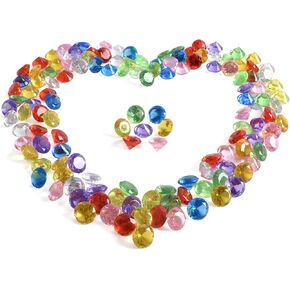 أكريليك ألماس كريستال 240 جم 20 مم، أحجار كريمة وهمية مزهرية حشو مختلط الألوان كنز دائري للهدايا، خزان الأسماك، الحدث، الزفاف، زينة عيد الميلاد in Kuwait