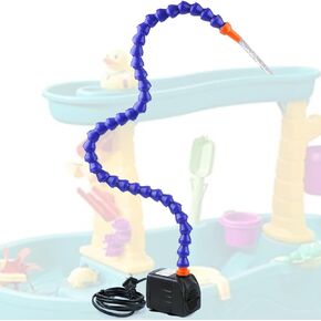 Two Way Water Table Pump, Kids Sand Water Play Table Pump with 5FT Charging Cord Splash Fun Summer Outdoor Toddler Activity Accessories Water Game Toys for Child Boys Girls