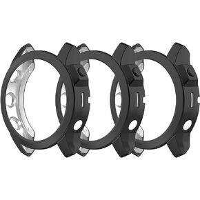 3Pack Case Cover Compatible with Garmin Fenix 7X Sapphire Solar Case Protector Black Protective Case 51mm for Fenix 7X Watch (Do Not Fit for Fenix 7/7S)