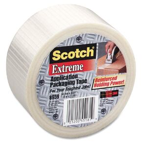 Scotch Bi-Directional Filament Tape 8959 Transparent, 50 mm x 50 m (Pack of 1)