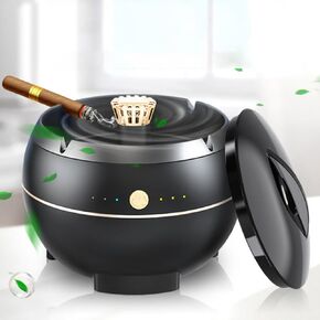 2 in 1 smokeless ashtray,best gift for smokers,Rechargeable smokeless ashtray suitable for home, office, club etc(Plastic ashtray)