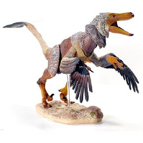 وحوش استوديو Creative Beast of The Mesozoic: Tsaagan Mangas - شخصية ديناصور بمقياس 1/6 - مصغر مفصلي قابل للجمع مقاس 12 بوصة، مرسومة يدويًا