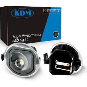 مجموعة مصابيح البركة الجانبية LED KDM مناسبة لـ 2019-2022 Chevy Silverado GMC Sierra 1500 2500 3500HD، Yukon Suburban Tahoe Cadillac Escalade تحت مصابيح مرآة البركة، 6000k أبيض 2pack