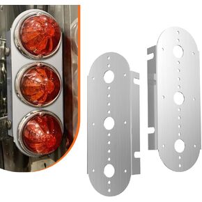 Air Cleaner Front Light Brackets Kit for Peterbilt 3 Radius watermelon