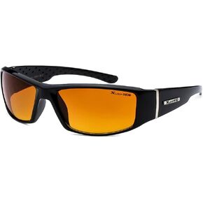HD Xloop Black Sunglasses Wraps Cycling Motorcycle Biker Fishing Boat Golf
