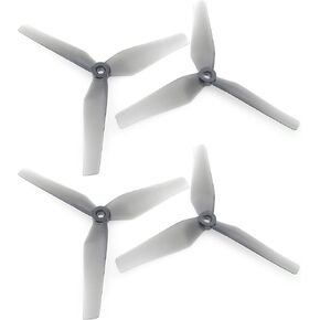 8pcs HQProp D6X4.5X3 6045 6 Inch 3-Blade Propellers Set (4X CW / 4X CCW) Poly Carbonate