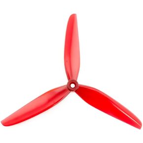 8pcs HQProp 7X3.5X3V1S 7 Inch 3-Blade Propellers Set (4X CW / 4X CCW) Poly Carbonate (Black)